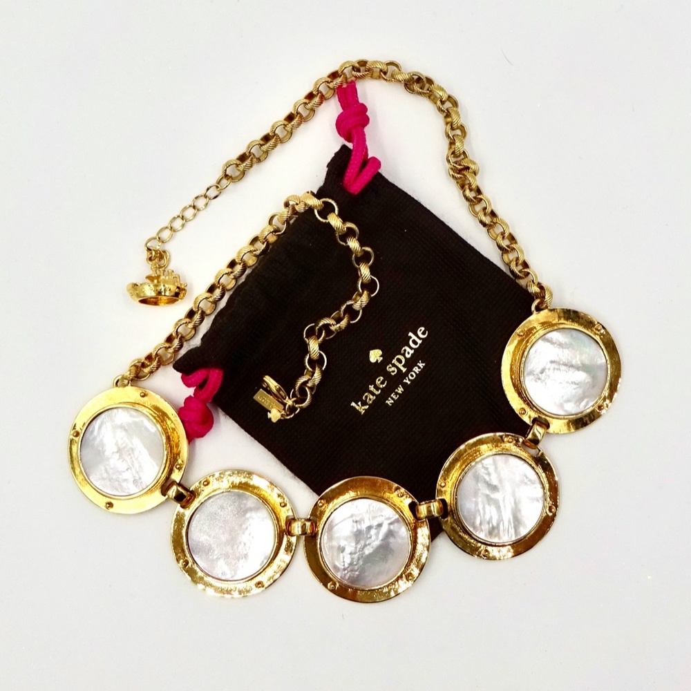 KATE SPADE NY CRUISE SHIP PORTHOLE All Aboard NECKLACE